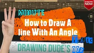 || AutoCAD 002 || How To Draw A Line At A Angle || Line Tools And Dimension Tool ||