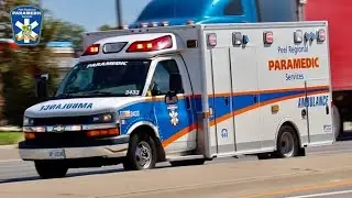 Responding - Peel Regional Paramedics, Unit 3433 - Lights & Sirens