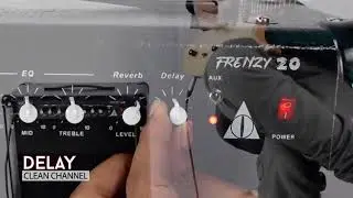 Vault Frenzy 20 & 40 Watt Combo Guitar Amplifiers with Analog Distortion, Reverb & Delay