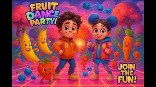 Colour Pop! | Fruit Dance Party with Sam & Sadie 🍓🕺 Toddler Dance & Music Fun