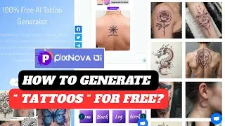 PixNova AI Tattoo Generator | ai tattoo generator for free | PixNova AI photo editor |