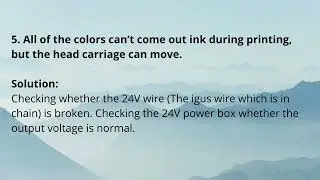 How to solve Error of Eco Solvent Printer with BYHX Boards