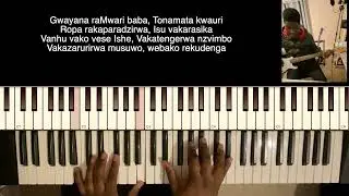 Changamire Muponisi Instrumental (Shona Hymns), Tutorial and lyrics