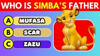 Лучший тест по «Королю Льву» 🦁 | 30 вопросов о классике Disney! 🎥✨