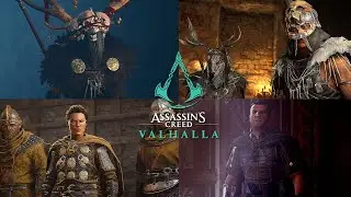 New River Raids All 5 Champion Boss Fight (River Erriff, Berbha, Rhine) - Assassin's Creed Valhalla