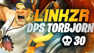 Linkzr Top 500 Torbjorn gameplay! [ Overwatch Season 29 Top 500 ]