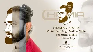 Vector Face Logo Making Fast Video For Social Media By Photoshop - Dishan Ronaldo #RonalDepp
