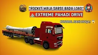 Extreme Pahadi Drive with Rocket Load 😱 | BUSSID Biggest Transport