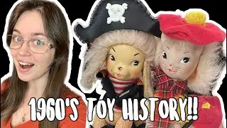 I GOT VINTAGE DOG & CAT DOLLS!! TV JONES - REMCO 1960s