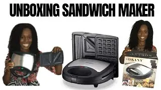 Unboxing SOKANY 3 in 1 Sandwich Maker