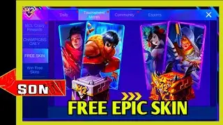 Free epic skin mobile legends event, free skin mobile legends,  mlbb new event,  free skin in mlbb