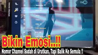 CARA SETTING NOMOR URUT CHANNEL TV | SAMSUNG TV DIGITAL 32inch | 4 SERIES T4003