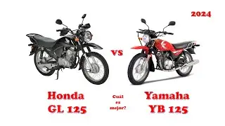 HONDA GL 125 vs YAMAHA YB 125 | Cuál es mejor | 2024 #honda #yamaha #gl125