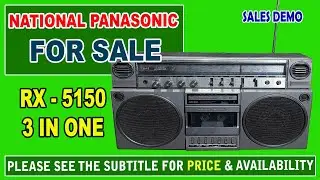 National Panasonic RX-5150 for sale | Taperecorder Three in one for sale