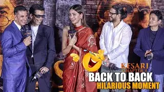 Back To Back Hilarious Moment | Kesari Chapter 2 | Press Conference | Akshay Kumar, Ananaya Panday