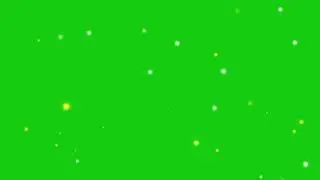 Blinking Dots Appear Like Stars with Green Screen 4K 🟢