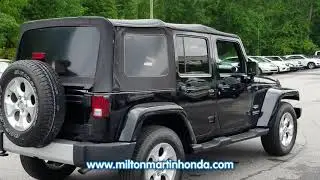 USED 2013 JEEP WRANGLER UNLIMITED at Milton Martin Honda  #K4536
