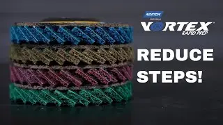 Reduce Steps w/ Norton Vortex Rapid Prep Flaps Discs!