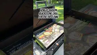 Seasoned your new Blackstone Griddle for the first time #shorts #blackstonegriddle #griddlenation