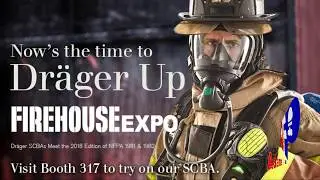 Dr&auml;ger at Firehouse Expo 2019 Booth 317 in Nashville