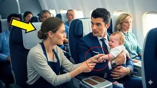 Le bébé du milliardaire veuf pleurait sans fin dans l'avion… jusqu'à ce qu'une serveuse timide ose