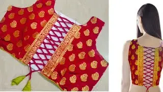 dori back neck designs cutting and stitching || modal blouse gala || blouse design