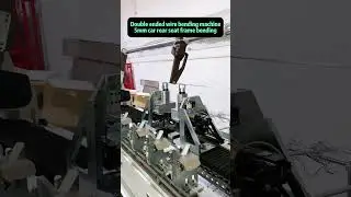 Double wire bending machine 5mm car rear seat frame bent#CarSeatFrameBendingMachine#Carseatbender