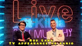 Rod Lara TV appearance as Banjo in 'Live from St  Kilda with Ben Murphy'.14/10/21.