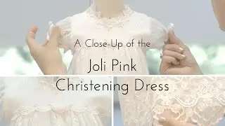 Cotton Christening Dress: Joli Pink Romper by Baby Beau & Belle