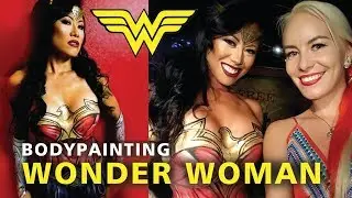 Lana Chromium | WONDER WOMAN | cosplay body art | bodypainting