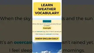 Learn Weather Vocabulary in English 🌦️ | Easy English Words