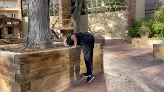 Bent-arm wall support (lower body assist)