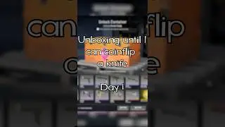 Day 1 - Unboxing in CS2 Every Day Until I Coinflip a Knife #gaming #slime #cs2 #csgo #unboxing