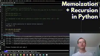 Memoization and Recursion in Python