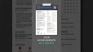 Achievements on resume/ CV