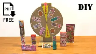 ラッキールーレットの作り方（景品用ルーレット）How to make a Fortune wheel spinning lucky roulette
