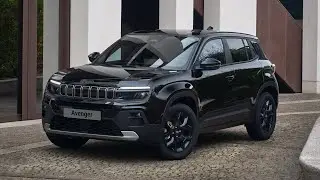 Jeep Avenger Black Edition, экстерьер, интерьер, детали, 360-градусный обзор.