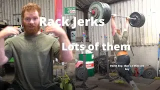 Rack Jerks Volume and Power Snatch: Eoin's Training Vlog #4