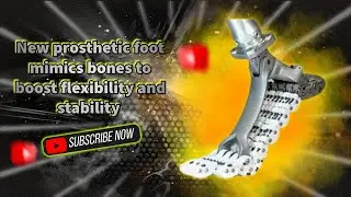 New prosthetic foot mimics bones to boost flexibility and stability #shorts #viralvideo #viralshorts