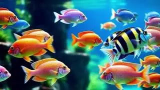 Aquarium Sound Effect ASMR 1 Hour