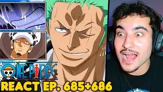 CORAZON?! DID DOFLAMINGO KILL HIS OWN BROTHER? ZORO VS PIKA! React to One Piece Episodes 685 and 686