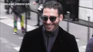 Miguel Angel Silvestre @ Milan Fashion Week 16 january 2023 show Armani - Milano