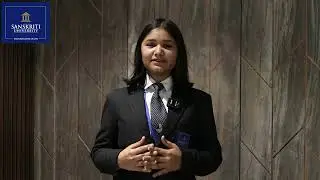 Vidhi&rsquo;s Experience at Sanskriti University | Student Testimonial & Wellness Center Insights