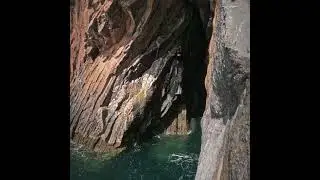 Thunder Hole Rope Swing with the Big Red Squirrel