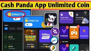 Cash Panda App Unlimited Coin Trick🪙 Free Redeem Code Received Proof | Cash Panda App Unlimited Coin