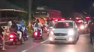 Goan Reporter:Heavy traffic at Ribandar ferry as Old Goa-Divar ferry service suspended for 2 months.