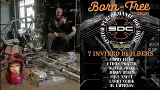 Создание чоппера FXR 90-х годов для выставки кастомных мотоциклов San Diego Customs Performance B...