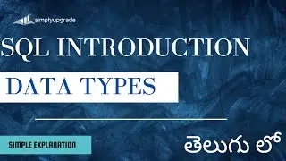 Sql Data Types in Telugu | DATATYPES IN SQL | SQL DATATYPES | SQL FOR DATASCIENCE | #SQL #2