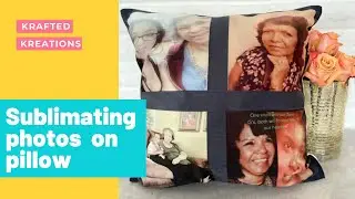 How to sublimate photos on a pillow.||Sublimation for beginners ||