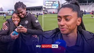 Kerolin and Bunny Shaw react to Manchester City's nine-point lead over Chelsea